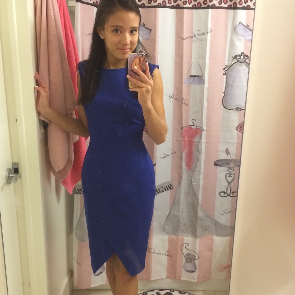 Blue banana republic sheath dress